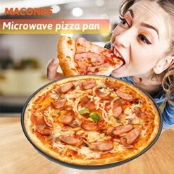 12inch Universal Microwave Crisper Pan/Microwave Cookware Crispy Plate Fry Pan, Microwave Cooker For Reheat Frozen Pizza, Chicken Nuggets French Toast With Crisp Effect! -Wilton Shop 51BedKpDTdL
