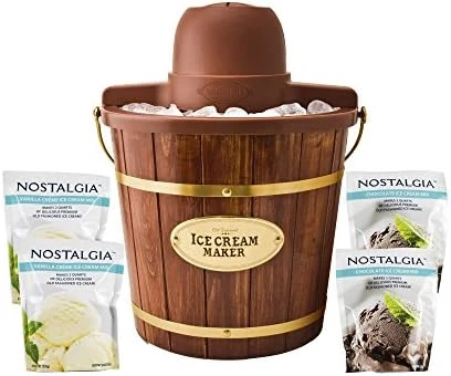 ICMW400BUN Wood Bucket Ice Cream Maker Sample Pack, 4-Qt, Brown 9 ICMW400BUN Wood Bucket Ice Cream Maker Sample Pack, 4-Qt, Brown - Image 7
