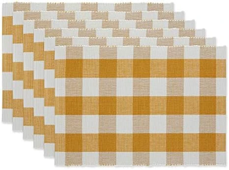 Buffalo Check Collection, Classic Farmhouse Tabletop Set, Placemat Set, 13x19, Antique Green, 6 Piece 12 Buffalo Check Collection, Classic Farmhouse Tabletop Set, Placemat Set, 13x19, Antique Green, 6 Piece - Image 10