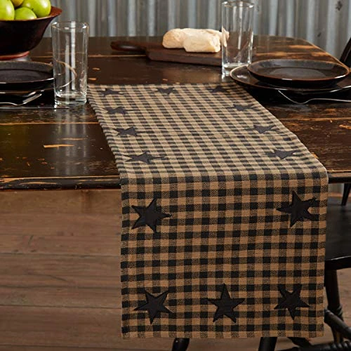 Lack Star Runner Woven 13x36 Country Rustic Kitchen Tabletop Design, Raven Black And Tan 3 Lack Star Runner Woven 13x36 Country Rustic Kitchen Tabletop Design, Raven Black And Tan