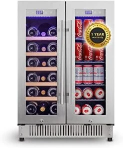 Wine Chiller Electric,Cobalance Wine Chillers Bucket For 750ml Red & White Wine Or Some Champagne,Stainless Steel Single Bottle Iceless Wine Cooler,Kitchen Bar RV Wine Accessory,Gift For Wine Lovers -Wilton Shop 51BsmaJbRbL. AC