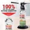 Pro Butane Torch Lighter - Refillable Butane Torch Head, Small Butane Torch With Safety Lock & Adjustable Flame - Culinary Blow Torch, Creme Brulee Torch, Baking, Included 1 Butane Canister -Wilton Shop 51BuURPni9L
