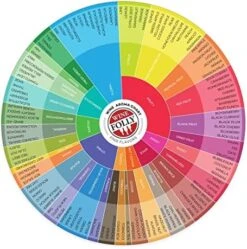 Wine Folly - Wine Flavors Circle Chart (9") (2-Pack) -Wilton Shop 51C cB3GICL. AC