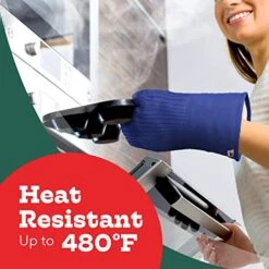 IG RED HOUSE Oven Mitts And Pot Holders Sets, With The Heat Resistance Of Silicone And Flexibility Of Cotton, Recycled Cotton Infill, Terrycloth Lining, 480 F Heat Resistant Pair Royal Blue 10 IG RED HOUSE Oven Mitts And Pot Holders Sets, With The Heat Resistance Of Silicone And Flexibility Of Cotton, Recycled Cotton Infill, Terrycloth Lining, 480 F Heat Resistant Pair Royal Blue -Wilton Shop 51C3GU06XML