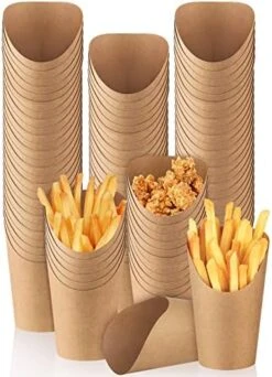 120 Pieces French Fry Holder Cups 14 Ounces Disposable Take Out Party Baking Supplies Waffle Paper Popcorn Boxes Sandwich Ice Cream Holder For Wedding Birthday Party, Black -Wilton Shop 51C5K8Vj7RL. AC