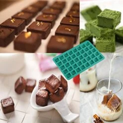 Square Caramel Candy Molds Silicone,40 Cavity Non-Stick Square Silicone Molds With 1 Droppers For Gummy,Chocolate,Hard Candy, Butter, Ice Cube, Dog Treats 11 Square Caramel Candy Molds Silicone,40 Cavity Non-Stick Square Silicone Molds With 1 Droppers For Gummy,Chocolate,Hard Candy, Butter, Ice Cube, Dog Treats -Wilton Shop 51CIC1EKxcL