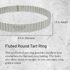 De Buyer Home Baking Box For Pie & Tart - DIY Pastry-Making Kit - Includes Fluted Tart Ring, Baking Sheet, Cooling Rack + Cake & Pie Server -Wilton Shop 51CKpg3RnuL