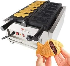 Taiyaki Waffle Maker | Fish-Shaped Waffle Iron | Nonstick (6 Pcs (Closed-Mouth Fish)) -Wilton Shop 51CMM9I94RL. AC