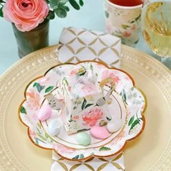 Pink Floral 7 In. Decorative Premium Paper Plates (350 GSM Weight -Set Of 16) - Perfect For Bridal Showers And Weddings, 19 Pink Floral 7 In. Decorative Premium Paper Plates (350 GSM Weight -Set Of 16) - Perfect For Bridal Showers And Weddings, -Wilton Shop 51CaU7ymkgL