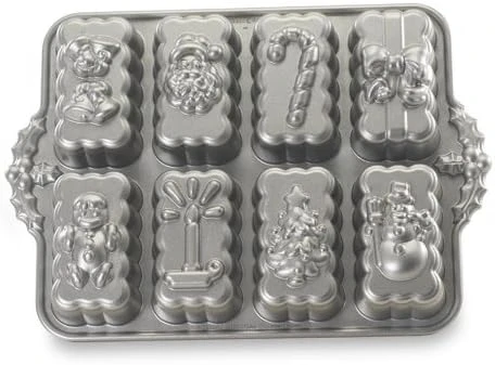 Nordic Ware Holiday Mini Loaves Pan & Wildflower Loaf Pan, 6-Cup, Toffee 9 Nordic Ware Holiday Mini Loaves Pan & Wildflower Loaf Pan, 6-Cup, Toffee - Image 7