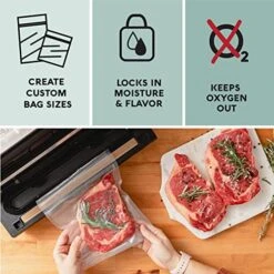 - Vacuum Sealer Rolls Combo Set, With 2 Vac Seal Bags For Food (11 Inches X 50 Ft And 8 Inches X 50 Ft), Non-BPA Vacuum Sealer Bags, Freezer Vacuum Sealer Bags, Sous Vide Bags Vacuum Sealer -Wilton Shop 51Cf2DyZEeL