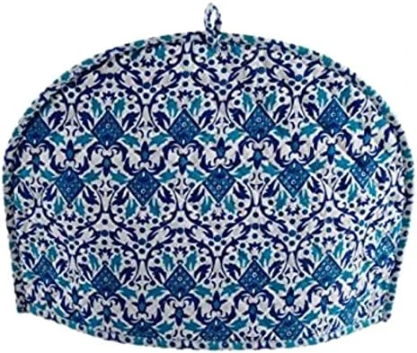 Tea Cozy For Teapot Kitchen Accessories Blue Tea Cozy Kettle Cover Cover Traditional Tea Quilt Floral Warmer Home Decorative Tea Pot Cozy For Keeping Warm (Dark Blue) 7 Tea Cozy For Teapot Kitchen Accessories Blue Tea Cozy Kettle Cover Cover Traditional Tea Quilt Floral Warmer Home Decorative Tea Pot Cozy For Keeping Warm (Dark Blue) - Image 5