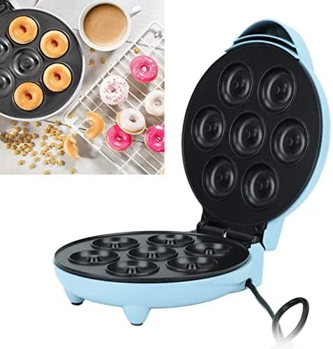 7 Holes Mini Donut Maker Machine, Electric Donut Maker With Double Sided Heating, A Pfoa Free, Commercial Donut Machine For Breakfast Snacks Desserts(1000W) (Black) 9 7 Holes Mini Donut Maker Machine, Electric Donut Maker With Double Sided Heating, A Pfoa Free, Commercial Donut Machine For Breakfast Snacks Desserts(1000W) (Black) - Image 7