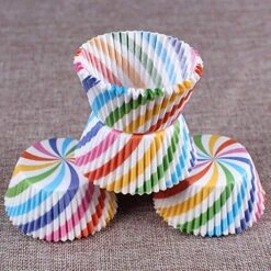 Paper Cupcake Wrappers£¬ 100Pcs Colorful Rainbow Cupcake Cake Case Muffin Baking Cup Birthday Party Decor For Party Supplies -Wilton Shop 51CjseB0IpL