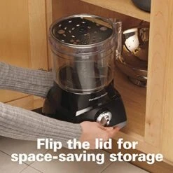 Hamilton Beach Food Processor & Vegetable Chopper For Slicing, Shredding, Mincing, And Puree, 8 Cup, Black -Wilton Shop 51Cv6bmzAAL