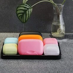 MABEK Soap Tray Plastic Travel Soap Box With Lock, Mini Portable Soap Box, Creative Sealed Soap Box With Lid, Waterproof And Lid -Wilton Shop 51D1yhzxhyL 1