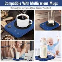 Mug Warmer For Desk With Auto ON/Off, Coffee Mug Warmer With 3 Temperature Settings, Coffee Warmer With Auto-Off Timer, Smart Coffee Cup Warmer With LED Display, Gift On Birthday, Thanksgiving, Etc 16 Mug Warmer For Desk With Auto ON/Off, Coffee Mug Warmer With 3 Temperature Settings, Coffee Warmer With Auto-Off Timer, Smart Coffee Cup Warmer With LED Display, Gift On Birthday, Thanksgiving, Etc -Wilton Shop 51D33WVjNTL