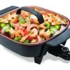 Wave 31820 Medley Electric Skillet, 12" X 12", Black
