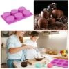 Round Cylinder Silicone Mold Candy Mold Chocolate Mold For Sandwich Cookies Muffin Cupcake Brownie Cake Pudding Jello -Wilton Shop 51DFUIXVYuL