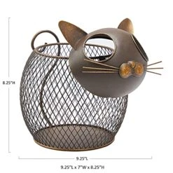 Cat K Cup Holder Metal Novelty Cat Coffee Pod Canister Large Capacity Basket Coffee Organizer For Kitchen Office And Coffee Bar -Wilton Shop 51DigFZL6zS