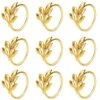 Set Of 20 Leaf Napkin Rings Metal Gold Napkin Holder Table Napkin Rings For Dinning Table Parties Everyday (Ye Zi-Gold 20) 1 Set Of 20 Leaf Napkin Rings Metal Gold Napkin Holder Table Napkin Rings For Dinning Table Parties Everyday (Ye Zi-Gold 20) -Wilton Shop 51Dnfho88tL