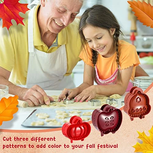 3 Pieces Hand Pie Molds Set Mini Pie Maker Pie Press With Spoon And Oil Brush Christmas Decorations Apple Acorn Pumpkin Dough Presser Fall Mini Pocket 3D Pocket Pie Presser Hand Pie Maker For Crust 6 3 Pieces Hand Pie Molds Set Mini Pie Maker Pie Press With Spoon And Oil Brush Christmas Decorations Apple Acorn Pumpkin Dough Presser Fall Mini Pocket 3D Pocket Pie Presser Hand Pie Maker For Crust - Image 4