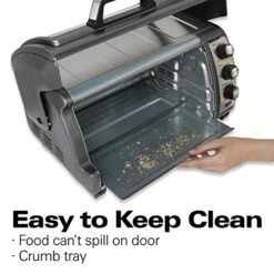 Hamilton Beach Countertop Toaster Oven, Easy Reach With Roll-Top Door, 6-Slice, Convection (31123D), Silver 10 Hamilton Beach Countertop Toaster Oven, Easy Reach With Roll-Top Door, 6-Slice, Convection (31123D), Silver -Wilton Shop 51DwKgDJOvL