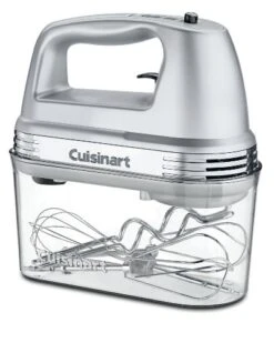 Cuisinart HM-90BCS Power Advantage Plus 9-Speed Handheld Mixer With Storage Case, Brushed Chrome