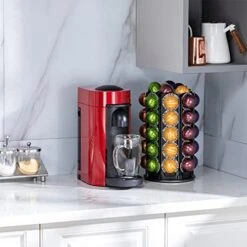 For Nespresso Vertuo Pod Holder Carousel Vertuoline With Central Additional Pods Storage (Carousel-50+ Pods) -Wilton Shop 51E5QOdeZwL