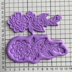 2pcs Vintage Flower Vine Sugar Lace Silicone Fondant Impression Mould Cake Decorating Tools Sugarcraft Icing Chocolate Medallion Mold Border Stencil Edge Wedding Birthday Relief Wilton Flourish -Wilton Shop 51E9Je5t9tL
