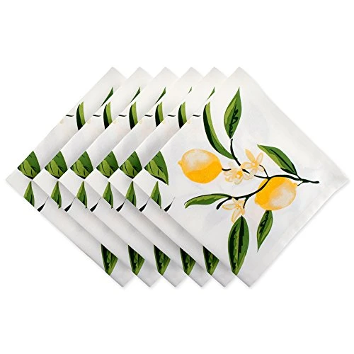 Lemon Bliss Tabletop Collection, Napkin Set, 6 Piece 3 Lemon Bliss Tabletop Collection, Napkin Set, 6 Piece