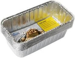 OmeA2Z Aluminum Loaf Pans Disposable Heavy Duty For Bread, Cake 8.5 X 4.5 X 2.5 Inch (10) -Wilton Shop 51EdmwVlH L. AC