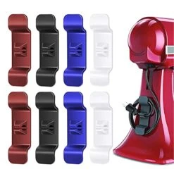 8 PCS Cord Organizer For Appliances,Cord Wrap Cord Holder Cable Organizer,Wire Storage Attachment Compatible For Blender, Coffee Maker, Pressure Cooker Toaster, Other Household Appliances Wire Storage