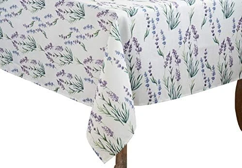 Garden Lavender Print Cloth Napkins 20 X 20 Inch, Set Of 4 - Delicate Floral Dinner Napkins For Home, Dining Room Décor, Banquets, Indoor & Outdoor Event And Special Occasion 6 Garden Lavender Print Cloth Napkins 20 X 20 Inch, Set Of 4 - Delicate Floral Dinner Napkins For Home, Dining Room Décor, Banquets, Indoor & Outdoor Event And Special Occasion - Image 4