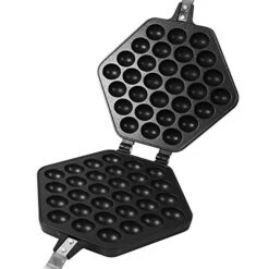 Waffle Cone Maker Multifunctional Double-sided Homemade Bubble Waffle Maker Egg Bubble Waffle Maker Pan Non Stick Hong Kong Egg Waffler Iron Griddle -Wilton Shop 51EzIfWizuL