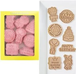 New Cartoon Cookie Cutter Set -8 Piece - Cartoon Stamped Embossed Cookie Cutter Molds For Cake Kids Birthday Party -Wilton Shop 51EzSxGmtIL. AC
