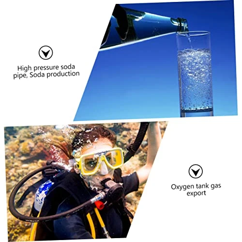 VILLCASE Connector Accessories Tank Stainless Joint Maker Cga Hose Direct Compatible With Black Connection Black Home Pipe Tool For Connecting Adapter Convenient Steel Soda Using 4 VILLCASE Connector Accessories Tank Stainless Joint Maker Cga Hose Direct Compatible With Black Connection Black Home Pipe Tool For Connecting Adapter Convenient Steel Soda Using - Image 2