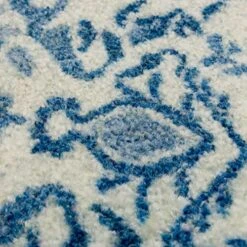 Mohawk Home Damask Tile Casual Ornamental Navy Blue 1' 8" X 2' 6" Kitchen Mat Perfect For Living Room, Dining Room, Office -Wilton Shop 51F8EzwJCqL