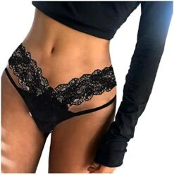 F_Gotal Clearance Sexy Underwear For Women Flower Lace Strappy Mesh Panties G-String Thongs Knickers Briefs -Wilton Shop 51FBlT99CuL. AC