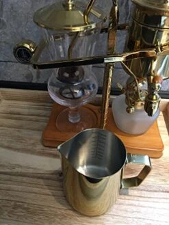 Milk Frothing Pitcher 20oz Stainless Steel Cup Perfect For Latte Art,Espresso Maker,Cappuccino Maker-18/8 Stainless Steel Milk Frother Pitcher Steaming Pitcher Rose Golden Color 600ml -Wilton Shop 51FDo8DMGoL