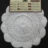 6PCS 10" Round Crochet Lace Doily White 100% Cotton Handmade, Set Of 6 Pieces 2 6PCS 10" Round Crochet Lace Doily White 100% Cotton Handmade, Set Of 6 Pieces -Wilton Shop 51FirQMYhsL