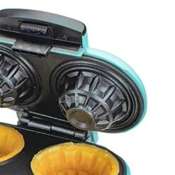 Appliances TS-1402BL Double Waffle Bowl Maker, Standard, Blue -Wilton Shop 51FmQfvmWOL