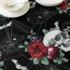 Printed Halloween Fabric Tablecloth (Romantic Web, 60" X 104" Rectangular) 1 Printed Halloween Fabric Tablecloth (Romantic Web, 60" X 104" Rectangular) -Wilton Shop 51GYCu5qG2L