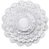 White Round Paper Lace Table Doilies 4 5 6 8 10 And 12 Inches Assorted Sizes (Variety Pack Of 120-20 Of Each) -Wilton Shop 51GYUgmS4rL