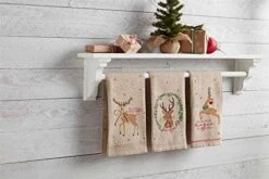 Rry Embellished Deer Towel, Brown, 28"" X 21""" -Wilton Shop 51GzvHcCT7L