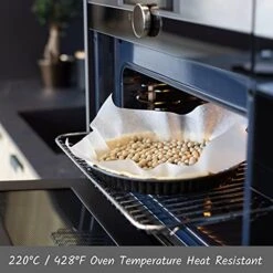 Baking Beans Ceramic - 1.55lb With Reusable Glass Jar With Lid - Pie Weights For Baking Food - Baking Accessory For Pie Crusts And Tarts - A Fabulous Bake Every Time - No Soggy Bottoms -Wilton Shop 51H6Y0nGdUS