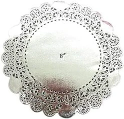 PEPPERLONELY 25 PC Gold Classic Metallic Doilies, 12 Inch -Wilton Shop 51H6dpmXMeL. AC