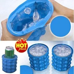 Ice Buckets Silicone Ice Maker Quick Ice Bucket Storage Silicone Bucket Refrigerator Effect Fast Ice Buckets (Color : A01, Size : 104103103mm) 9 Ice Buckets Silicone Ice Maker Quick Ice Bucket Storage Silicone Bucket Refrigerator Effect Fast Ice Buckets (Color : A01, Size : 104103103mm) -Wilton Shop 51HOHR8QD0L