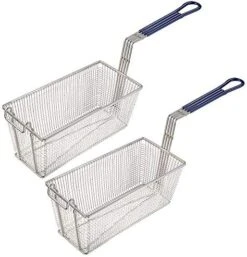 Set Of 4 Pack WeChef 13 1/4" X 6 1/2" X 6" Rectangular Wire Fry Basket With Non-slip Handle Commercial Restaurant Kitchen Deep Fryer 16 Set Of 4 Pack WeChef 13 1/4" X 6 1/2" X 6" Rectangular Wire Fry Basket With Non-slip Handle Commercial Restaurant Kitchen Deep Fryer -Wilton Shop 51HlXKnUtLL. AC