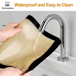 Silicone Baking Mat - HOOMIL Set Of 3 Reusable Silpat Baking Mats, Heat Resistant Food Grade Half Sheet Cooking Mats For Cookies, Macarons, Bread And Pastry -Wilton Shop 51HmTkgfsuL